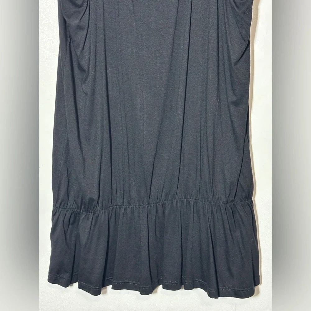 Chris & Carol Chic Black and White Embellished Sleeveless Classic Tank Top Sz L